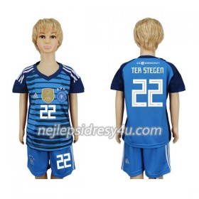 Fotbalový Dres Německo Ter Stegen 22 Brankářské Dětské Domácí MS 2018